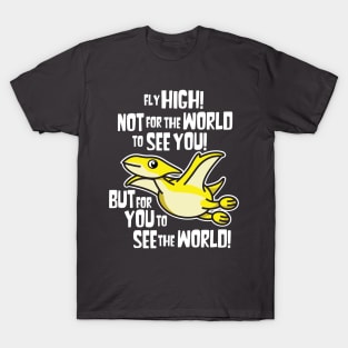 Pterodactyl Boy Dinosaur T-Shirt